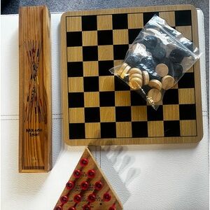 SOLD.  Vintage Games. Cottage Decor